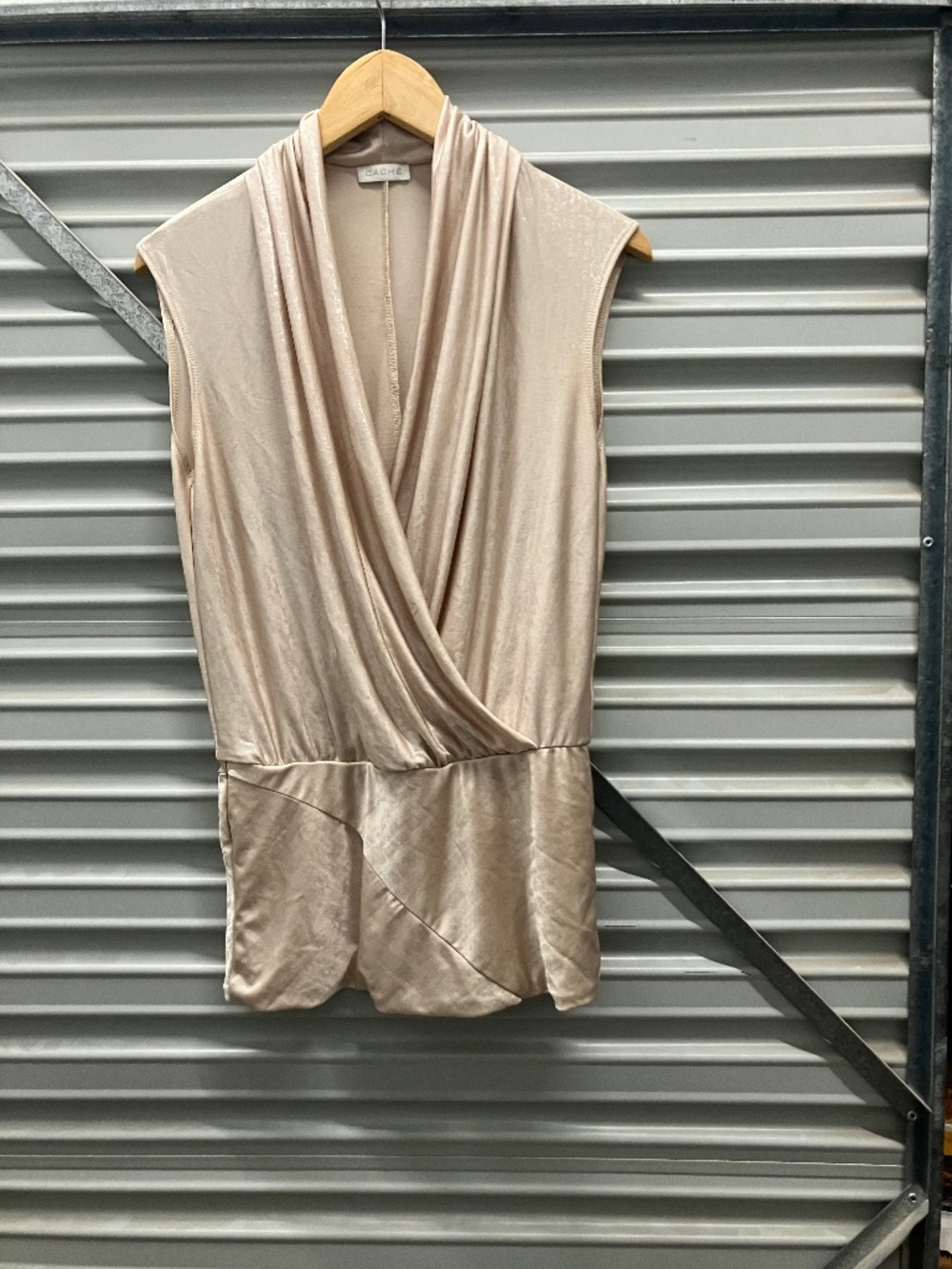 Sparkly beige top